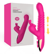 Centerel Rabbit Vibrator Sex Toys with Vibrating Licking \u0026 Telescoping Modes for Women